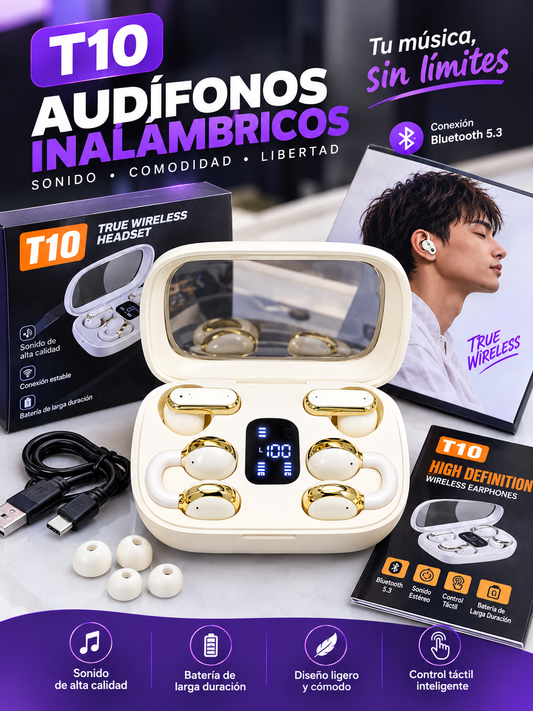 A284 audifono duo estuche Gold Q10
